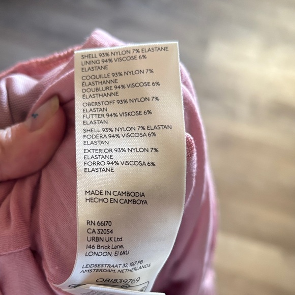 By Anthropologie Long Sleeve Printed Mesh Midi Dress - Picture 6 of 6